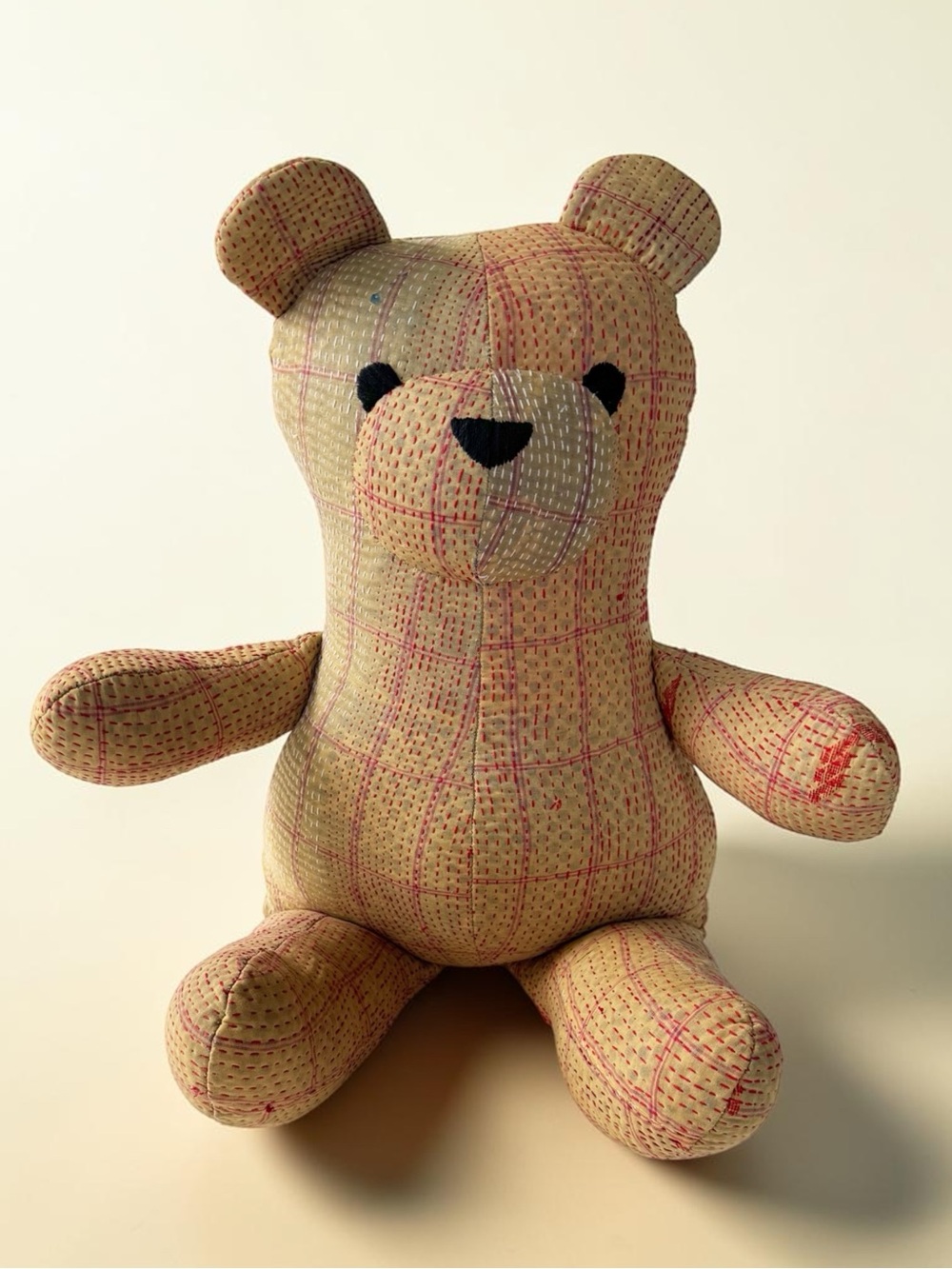 Free People Vintage Kantha Quilt Bear in Yellow | NWT